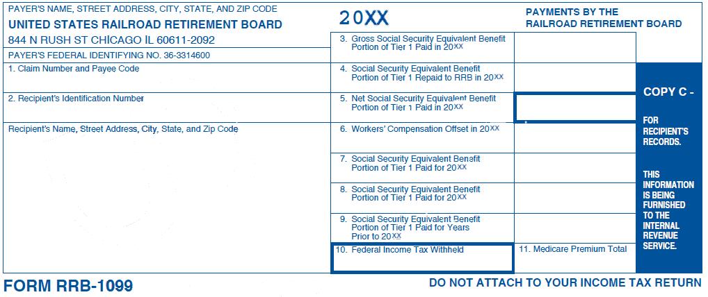 IRS Form RRB-1099