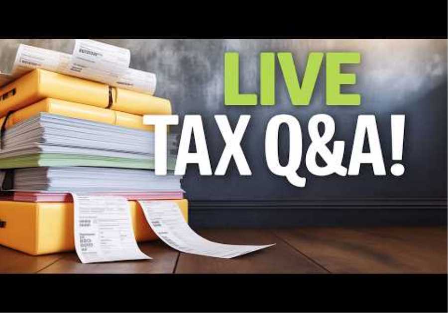 🔴 LIVE: Ask a TAX EXPERT Your Tax Questions NOW | TAX Q&A