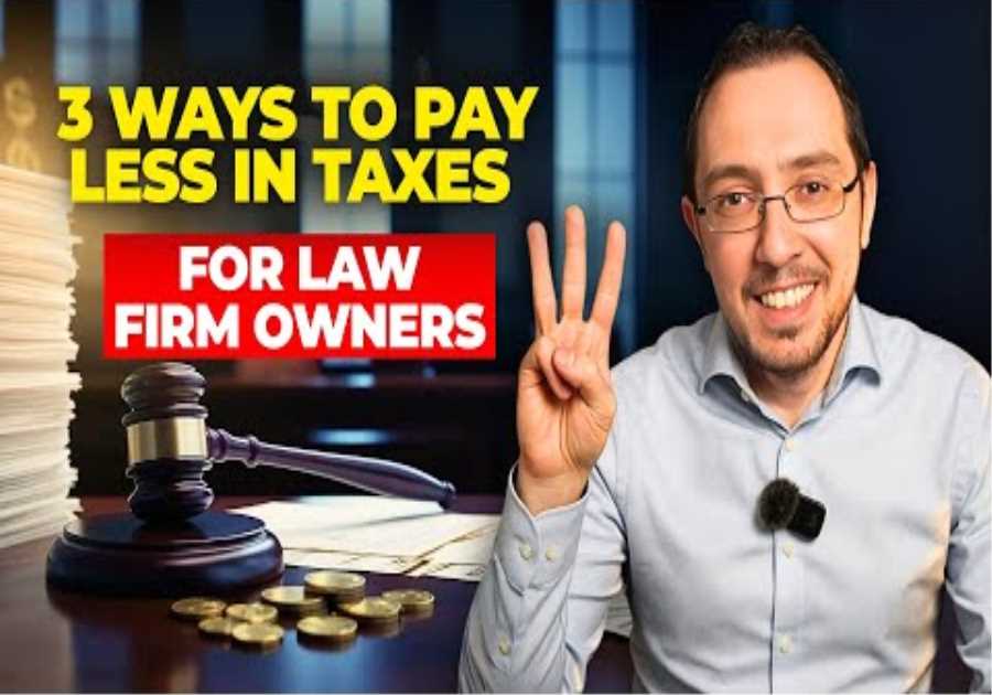 Law Firm Owner Tax Strategy #taxes #taxsavings #scorporation
