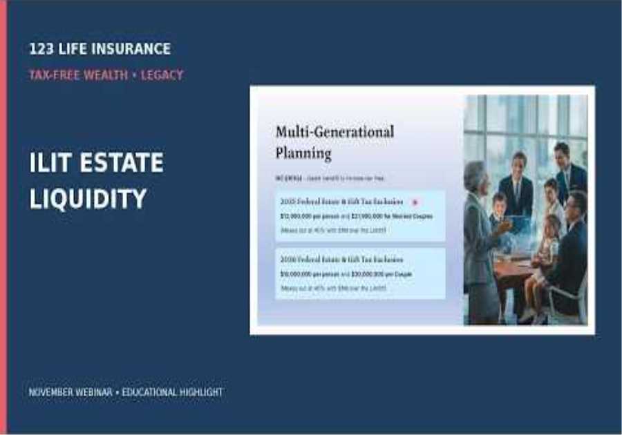How an ILIT Can Support Estate Liquidity and Legacy Planning